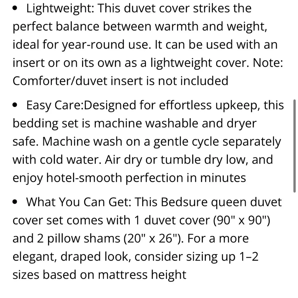 Luxurious White Duvet Cover Set